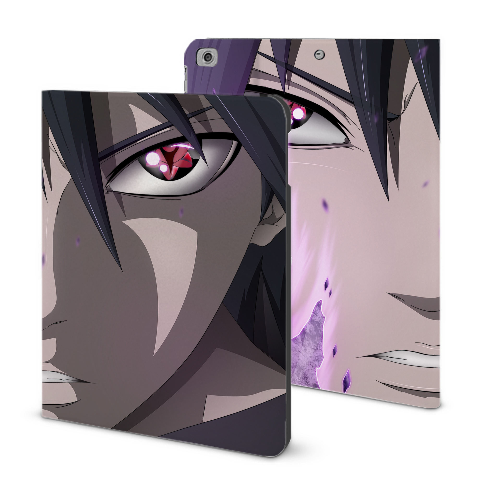（画像用） NARUTO -ナルト- NARUTO -ナルト- 疾風伝 IPad ケース ブック型 PUレザー TPU 耐衝撃 軽量 薄型 ペン収納なし 全面保護 IPad 各モデル対応